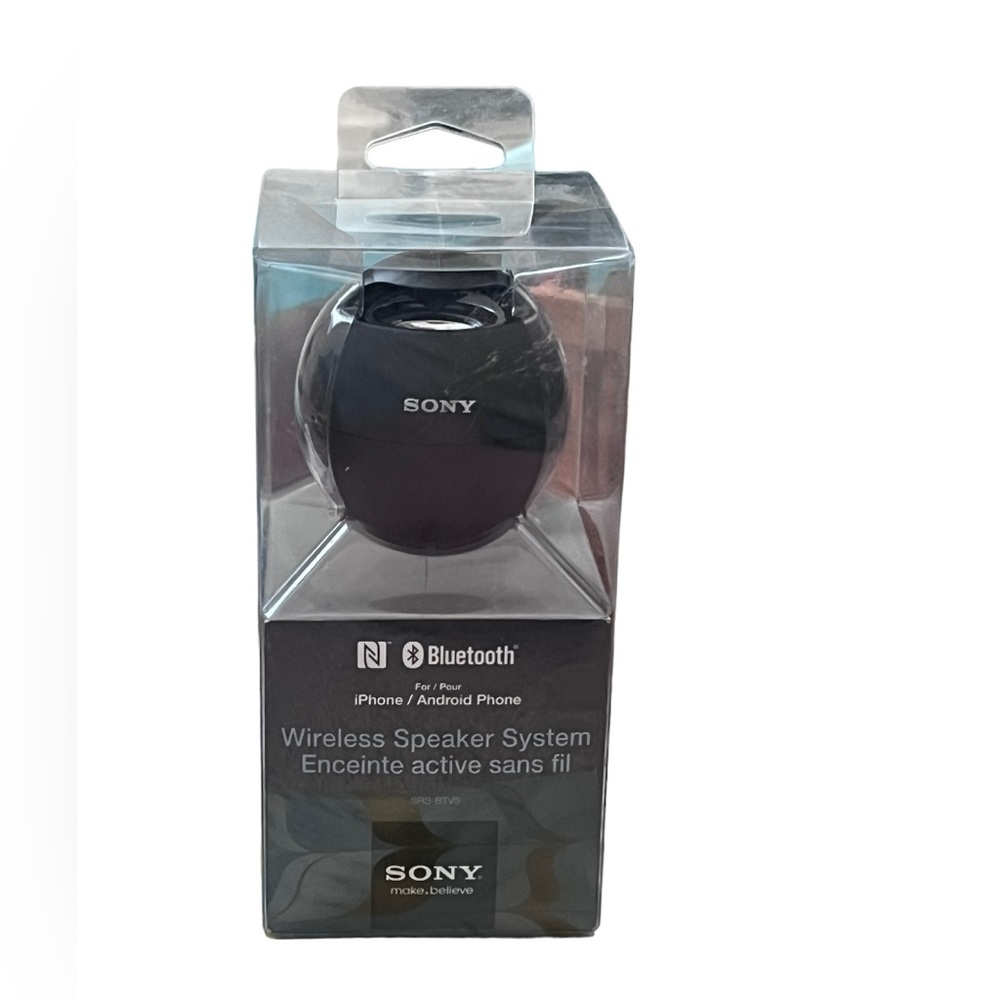 Sony Bluetooth Wireless Portable Speaker Black for iPhone/ Android NEW
